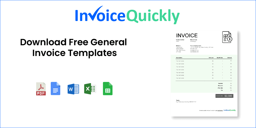 Invoice Template Download Customize And Send Invoices In Minutes