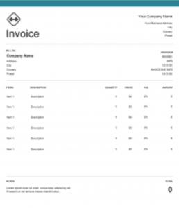 Auto Repair Invoice Template Download For Free Send In Minutes