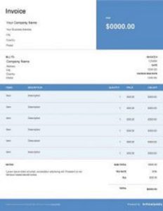Auto Repair Invoice Template Download For Free Send In Minutes
